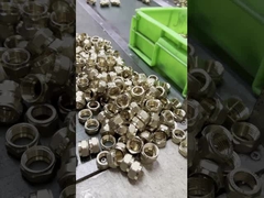 পেক্স মাল্টিলেয়ার ওয়াটার পাইপের জন্য কম্প্রেশন ব্রাস পেক্স ক্রিম্প ফিটিংগুলি ভেঙে ফেলা যায়