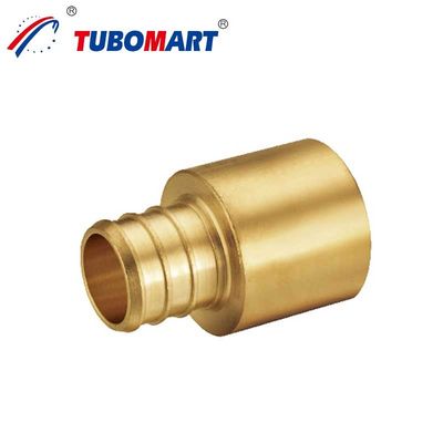 সীসা মুক্ত Crimping Pex পাইপ ফিটিং 200 Psi জল সরবরাহ পাইপিং Crimp সংযোগকারী
