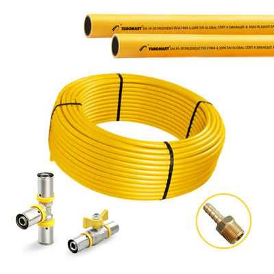 ভাল সিলিং কাস্টমাইজড 100m / রোল Pex আল গ্যাস পাইপ PEX অ্যালুমিনিয়াম পাইপ গ্যাস সিস্টেম OEM
