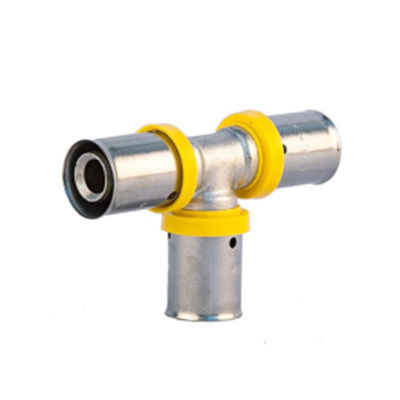 CW602N গ্যাস PEX AL PEX পাইপ জন্য প্রেস সংযোগ ফিটিং ISO 9001 / ISO17484 প্রত্যয়িত