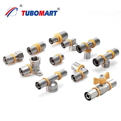 OEM কারখানা সরাসরি বিক্রয় 16-32MM PEX ফিটিং সমান 90 ডিগ্রী কনুই PEX প্রেস ফিটিং গ্যাস জন্য