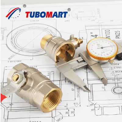 OEM Npt 1/2 ইঞ্চি Cw617n ব্রাস গ্যাস বল ভালভ জন্য কুকার গ্যাস পাইপ সিস্টেম সঙ্গে Pex আল Pex 16