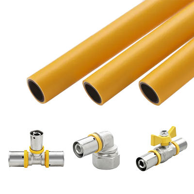 ক্ষয় প্রতিরোধী এবং সংযোগে সহজ ধাক্কা সহ 2-3MM ওয়াল PEX AL PEX পাইপ