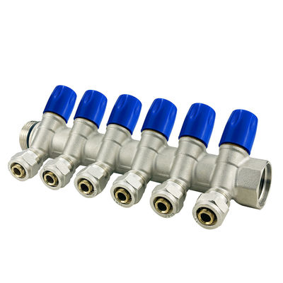 কাস্টমাইজড আকার গরম জল Manifold ভালভ বিতরণ Pex Manifold Pex পাইপ সঙ্গে সংযোগ