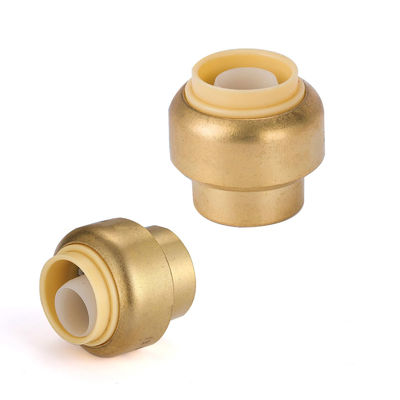 OEM গরম বিক্রয় উচ্চ মানের ব্রাস পাইপ ফিটিং হাঙ্গর কামড় ব্রাস পাইপ ফিটিং ধাক্কা ফিটিং আইএসও