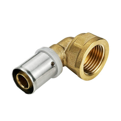 Tubomart পাইকারি মাল্টিলেয়ার প্রেস ফিটিং 16-32mm হলুদ PEX ফিটিং গ্যাস PEX প্রেস ফিটিং PE গ্যাস সিস্টেমের জন্য