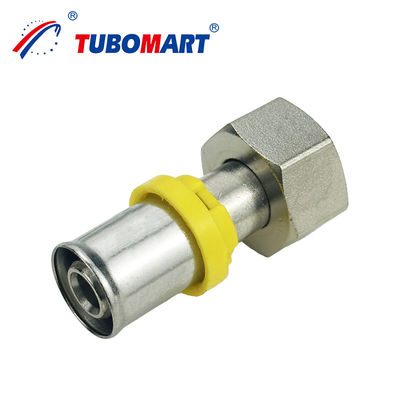 Tubomart পাইকারি TH স্টাইল PEX AL PEX প্রেস ফিটিং কনুই টি কাপলিং ব্রাস প্রেস ফিটিং ISO9001 সার্টিফাইড