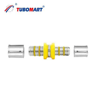 OEM পাইকারি আইএসও সার্টিফাইড পাইপিং উপাদান তামা PEX পাইপ ফিটিং সমান কনুই টি কাপলিং গ্যাস PEX প্রেস ফিটিং