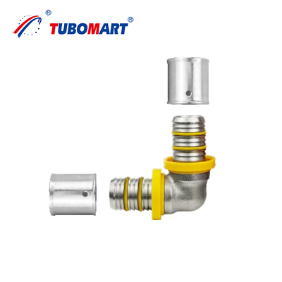 OEM কাস্টমাইজড সমর্থন OEM ODM গ্যাস এবং জল সিস্টেমের জন্য Pex Al Pex প্রেস ফিটিংস 24 বছরের উত্পাদন অভিজ্ঞতা