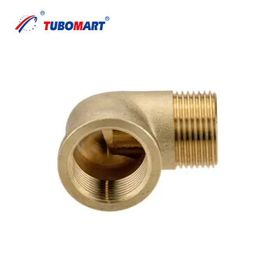 TUBOMART OEM প্রতিযোগিতামূলক মূল্য 1/2 মহিলা সমতুল্য Tee ব্রাস পাইপ ফিটিং জন্য জল নদীর গভীরতা সিস্টেম